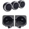 imageJDMCAR Control Switch Knob Button and Cup Holder Inserts Compatible with 20052015 Toyota Tacoma