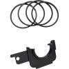 imageJDMCAR Gas Cap Holder and Premium Aluminum Alloy AC Vent Ring Outer Trim Black Compatible with Toyota Tacoma Accessories 20162023