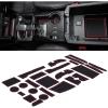 imageJDMCAR Liner Accessories 2 Rows of SeatsRed Trim and Armrest Cover Compatible with Toyota 4Runner 20102021 2022 2023