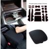 imageJDMCAR Liner Accessories Double Cab Red Trim and Console Armrest Cover Compatible with Toyota Tacoma 20162021 2022 2023