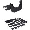 imageJDMCAR Liner Accessories Gray Trim and Gas Cap Holder Compatible with Toyota Tacoma Accessories 20162023