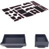 imageJDMCAR Liner Accessories Red Trim and Storage Drawer Compatible with Toyota 4Runner Accessories 20142022 2023 2024
