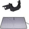 imageJDMCAR Windshield Sun Shade and Gas Cap Holder Compatible with Toyota Tacoma Accessories 20162023