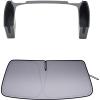 imageJDMCAR Windshield Sun Shade and Gear Shift Organizer Tray Compatible with Toyota 4Runner Accessories 20102024