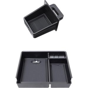 imageJDMCAR Center Console Organizer and Drivers Drawer Box Compatible with 2025 2026 Toyota 4Runner Accessories