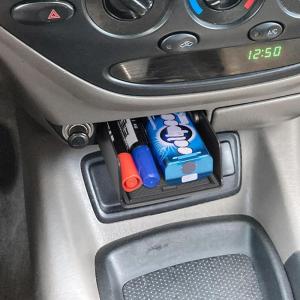 imageJDMCAR Center Console Organizer for 20002006 Toyota Tundra  20012007 Sequoia OEM 741020C010E0 Replacement ABS Storage Tray with NonSlip Silicone Mat Phone ampamp Small Items Holder