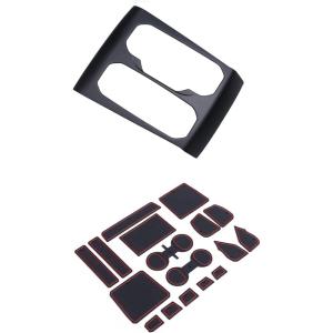 imageJDMCAR Central Control Gear Shift Panel Trim Cover and Custom Liner Accessories Compatible with 2023 2024 2025 2026 Chevy ColoradoGMC Canyon Accessories