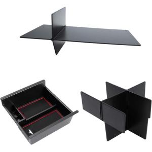 imageJDMCAR Compatible with Center Console Organizer Red Trim Divider and Glove Box Organizer Toyota 4Runner 20102023