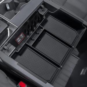 imageJDMCAR Compatible with Toyota Tundra Accessories 20072021 Center Console OrganizerArmrest Box Secondary Storage Tray Full Console wBucket Seats ONLYBlack2022