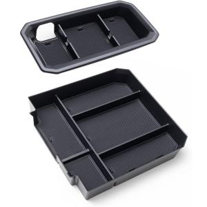 imageJDMCAR Dasboard Tray and Center Console Organizer Compatible with 2022 Toyota Tundra Accessories