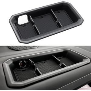 imageJDMCAR Dashboard Tray Compatible with 2022 2023 2024 2025 2026 Toyota Tundra Accessories and 20232026 Toyota Sequoia Dash Panel Center Console Table Storage Organizer with AntiSlip Backing Liner