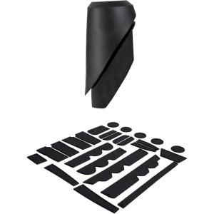 imageJDMCAR Liner Accessories Black Trim and Antenna Base Compatible with Toyota Tundra 20142021