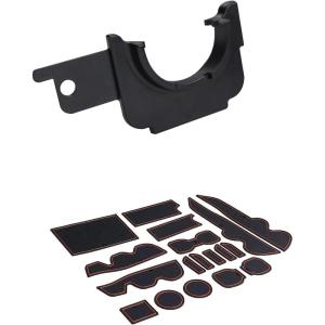 imageJDMCAR Liner Accessories Orange Trim and Gas Cap Holder Compatible with Toyota Tacoma Accessories 20162023