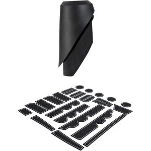 imageJDMCAR Liner Accessories White Trim and Antenna Base Compatible with Toyota Tundra 20142021