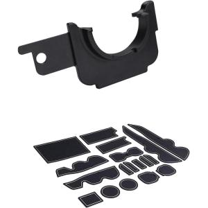 imageJDMCAR Liner Accessories White Trim and Gas Cap Holder Compatible with Toyota Tacoma Accessories 20162023