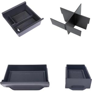 imageJDMCAR Storage Drawer and Center Console Organizer Set Compatible with Toyota 4Runner Accessories 20142022 2023 2024