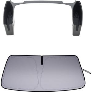 imageJDMCAR Windshield Sun Shade and Gear Shift Organizer Tray Compatible with Toyota 4Runner Accessories 20102024