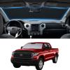 imageJDMCAR HalfSized Console Tray and Windshield Sun Shade Compatible with Toyota Tundra Accessories 20142021
