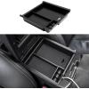 imageJDMCAR Center Console Organizer and PU Leather Console Cushion Compatible with Toyota Tacoma 20162022 2023