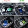 imageJDMCAR Upgraded Center Console Organizer and Rear Cargo Storage Baffle Compatible with Toyota RAV4 2025 2024 2023 2022 2021 2020 2019