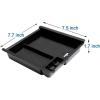 imageJDMCAR Windshield Sun Shade and Center Console Tray Organizer Black Trim Compatible with Toyota Tacoma Accessories 20162022 2023