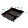 imageJDMCAR Windshield Sun Shade and Center Console Tray Organizer Red Trim Compatible with Toyota Tacoma Accessories 20162022 2023