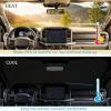 imageJDMCAR Windshield Sunshade and Front Center Seat Headrest Organizer for 20212024 2025 Ford F150 Accessories