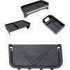 imageJDMCAR 3PCS Center Console Organizer Tray Set and Rear Cargo Storage Baffle Compatible with Toyota RAV4 20192025
