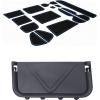 imageJDMCAR Liner Accessories Blue Trim and Rear Cargo Storage Baffle Compatible with Toyota RAV4 20192024 2025
