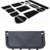 imageJDMCAR Liner Accessories Gray Trim and Rear Cargo Storage Baffle Compatible with Toyota RAV4 20192024 2025
