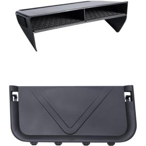 imageJDMCAR Bigger Slots Center Console Organizer and Rear Cargo Storage Baffle Compatible with Toyota RAV4 2025 2024 2023 2022 2021 2020 2019