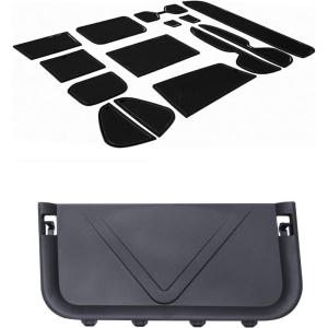 imageJDMCAR Liner Accessories Black Trim and Rear Cargo Storage Baffle Compatible with Toyota RAV4 20192024 2025
