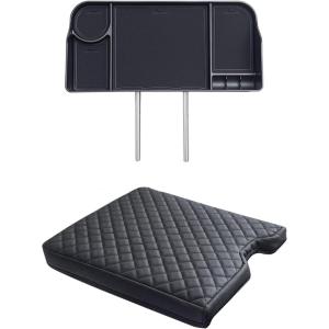 imageJDMCAR Thicker Center Console Cushion and Front Center Seat Headrest Organizer Compatible with 20152024 Ford F150  20172024 F250 F350 F450 with 402040 Jump Seat