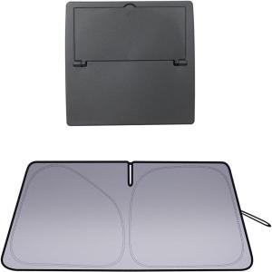 imageJDMCAR Windshield Sun Shade and OneTouch Hidden Storage Box Compatible with 20162023 Toyota Tacoma Accessories