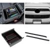 imageJDMCAR Front Center Grille Insert Cover Trim and Center Console Organizer Red Trim Compatible with 2023 2022 2021 2020 Toyota 4Runner