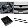 imageJDMCAR Front Center Grille Insert Cover Trim and Center Console Tray Black Trim Compatible with 2023 2022 2021 2020 Toyota 4Runner