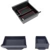 imageJDMCAR Storage Drawer and Center Console Organizer Red Trim Compatible with Toyota 4Runner Accessories 20142022 2023 2024