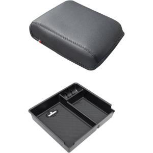 imageJDMCAR Center Console Organizer and Center Console Cover Compatible with 2025 Toyota 4Runner Accessories