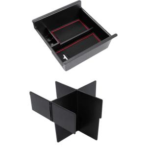 imageJDMCAR Compatible with Center Cosnole Tray Red Trim and Divider 4Runner 20102023