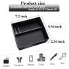 imageJDMCAR Center Console Organizer Compatible with GMC Acadia Accessories 20172022 2023 SL SLE SLT Denali AT4 Armrest Insert ABS Material Tray Secondary Storage Box