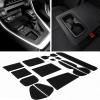 imageJDMCAR Custom Liners Black Trim and Center Console Organizer Compatible with 2022 2021 2020 2019 RAV4 Accessories