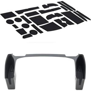 imageJDMCAR Liner Accessories Black Trim and Gear Shift Organizer Tray Compatible with Toyota 4Runner Accessories 20102024