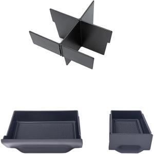 imageJDMCAR Storage Drawer and Center Console Organizer Compatible with Toyota 4Runner Accessories 20142022 2023 2024