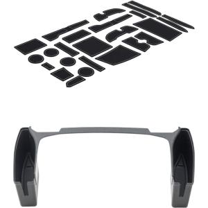 imageJDMCAR Liner Accessories Gray Trim and Gear Shift Organizer Tray Compatible with Toyota 4Runner Accessories 20102024