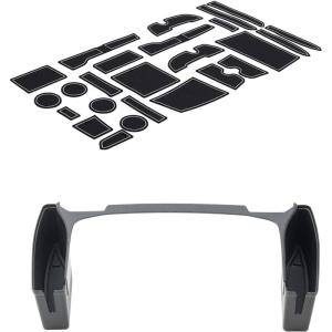 imageJDMCAR Liner Accessories White Trim and Gear Shift Organizer Tray Compatible with Toyota 4Runner Accessories 20102024