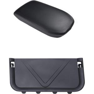 imageJDMCAR Center Console Armrest Cover Black Trim and Rear Cargo Storage Baffle for 2025 Toyota RAV4 Accessories 2024 2023 2022 2021 2020 2019