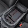 imageJDMCAR Center Console Organizer Red Tray and Rubber Liners Red Trim Compatible with 2019 RAV4