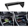 imageJDMCAR Center Console Organizer Red Tray and Rubber Liners Red Trim Compatible with 2019 RAV4