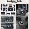 imageJDMCAR Liner Accessories Compatible with 2025 2026 Toyota 4Runner Accessories Custom NonSlip Anti Dust Cup Holder and Door Pocket Inserts Kit White Trim  14 PC SetBlack Trim