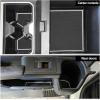 imageJDMCAR Liner Accessories Compatible with 2025 2026 Toyota 4Runner Accessories Custom NonSlip Anti Dust Cup Holder and Door Pocket Inserts Kit White Trim  14 PC SetWhite Trim